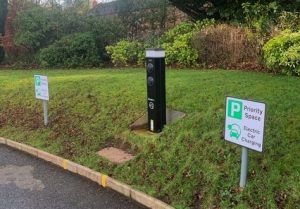 EV Charging Point at The Upper House Hotel